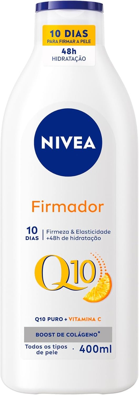 NIVEA Loção Hidratante Firmador Q10 + Vitamina C Todos os Tipos de Pele 400ml