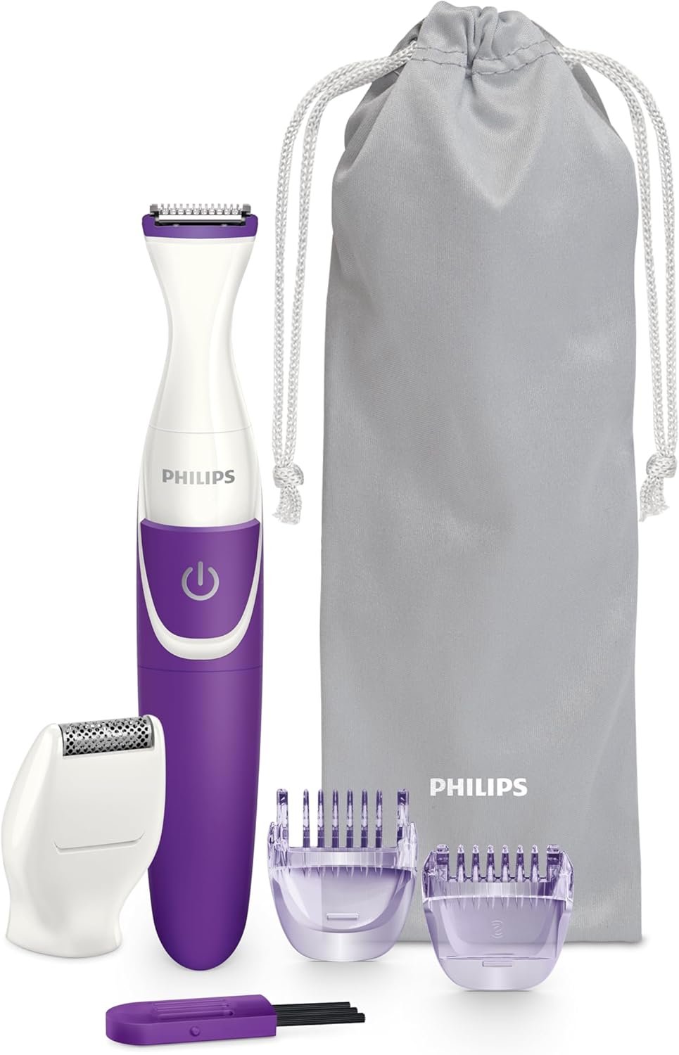 Aparador Elétrico Feminino Philips Essencial BRT383/15 para Pelos Íntimos